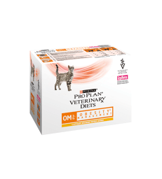 Ppvd Feline OM Stox Obesity Chicken Sachet repas . 10 sachets de 85 g