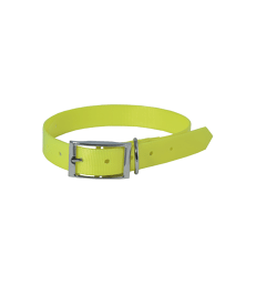 Collier Chasse Fluo .2,5 cm - Longueur : 60 cm - Jaune