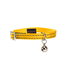 Collier Chat Bobby Safe .1,0 cm - Longueur : 30 cm - Jaune