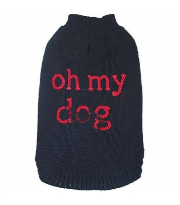 Pull Fantaisie Noir Oh My Dog