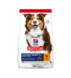 Canine Mature Adult 7+ Medium Poulet . Sac de 14 kg