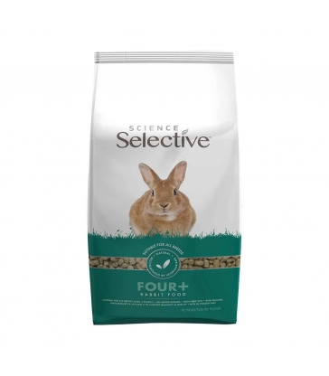 Science Selective Four+ Rabbit Food - Sac de 3kg 