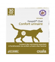 Easypill chat confort urinaire - Boîte de 30 boulettes