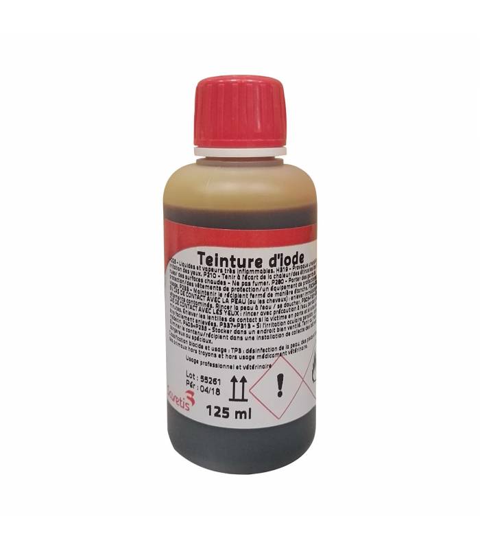 TEINTURE D'IODE 125 ML - Animostore
