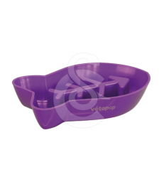 Gamelle anti-glouton Pop Poisson . 350 ml - Violet