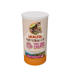 Friandises Chat Iams Naturally .100% Canard - Boîte de 50 g