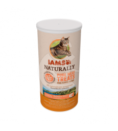 Friandises Chat Iams Naturally .100% Saumon - Boîte de 50 g