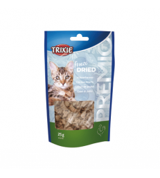 Friandises Chat Premio Freeze Dried .Coeur de poulet - Sachet de 25 g