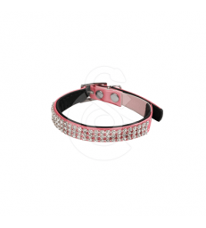 Collier chat Wouapy Diam's .1,0 cm - Longueur : 30 cm - Rose