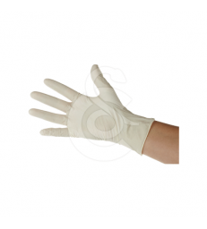 Gant examen latex Magister UU . T 7/8 - M - Boîte de 100 - Non stérile poudré