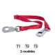 Accouple nylon rouge Doogy Classic Gamme Essentiel