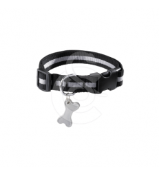 Collier Bobby Arlequin .2,0 cm - Longueur : 32 à 52 cm - Taille M - Noir
