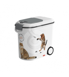 Conteneur à croquettes chat Curver .Capacité : 12 kg / 31 litres