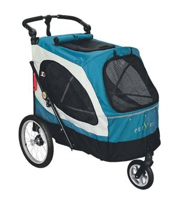 Poussette Chien Aventura XL Bleue