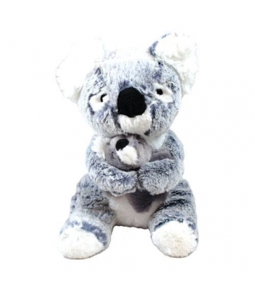 Peluche Koala et son bébé 23 cm