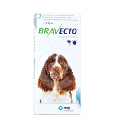 Bravecto Chien 500 mg ( 10-20 kg) .Boîte de 2 comprimés à croquer