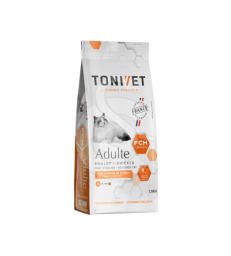 Tonivet Chat Adulte Poulet . Sac de 1,5 kg