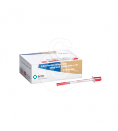 Seringue à insuline MSD UU . 40 UI - 0,5 ml - G29 - Boîte 100 - Aiguille sertie