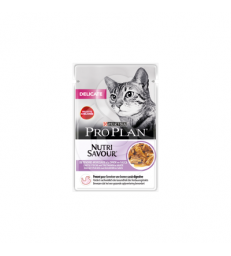 Cat Delicate Dinde Sauce Sachet repas. 26 sachets de 85 g