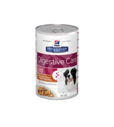 Canine I/D Digestive Care Activ Biome+Mij. Pou.& Légu. 12 boîtes de 354 g