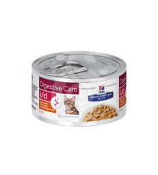 Feline I/D Digestive Care Activ Biome+ Mijotés Po.&Lég. 24 boîtes de 82 g