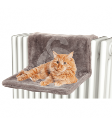 Lit/hamac Zolux pour radiateur pour chat.L44 x P42 x H22 cm - Gris