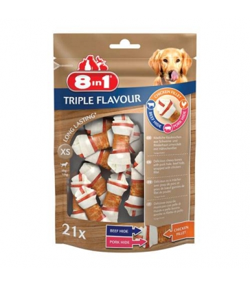 Friandises 8 in 1 "Triple flavour" en sachet