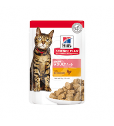 Feline Adult Light Poulet Sachet Repas. 12 sachets de 85 g