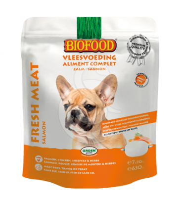 Aliment complet Saumon pour Chien Biofood