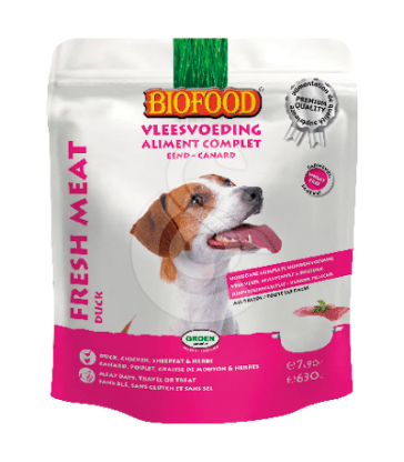 Aliment complet Canard pour Chien Biofood