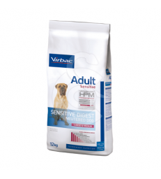 Veterinary HPM Dog Adult Neutered Sensitive Digest Lar.& Me. Sac de 12 kg