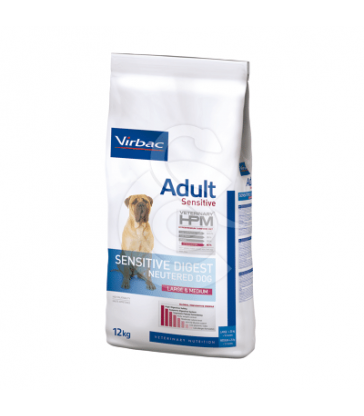 Veterinary HPM Dog Adult Neutered Sensitive Digest Lar.& Me.
