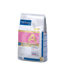 Veterinary HPM Cat A2 Allergy Salmon. Sac de 3 kg