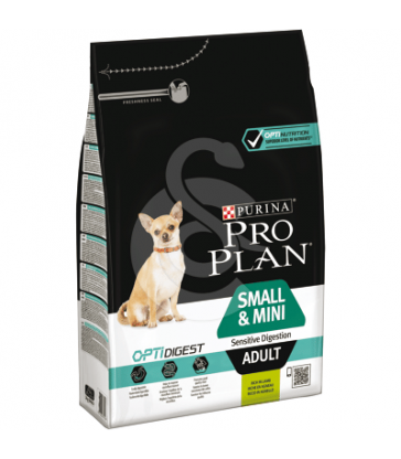 Dog Small&Mini Adult Sensitive Digestion Optidigest Agneau