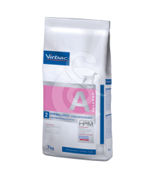 Veterinary HPM Dog A2 Allergy Salmon. Sac de 7 kg