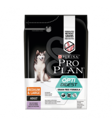 Dog Medium&Large Adult Optidigest Grain Free Dinde. Sac de 2,5 kg