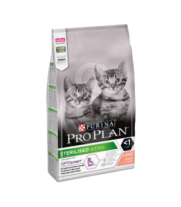 Cat Sterilised Kitten Optistart Saumon