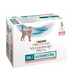 Ppvd Feline EN Stox Gastrointestinal Saumon Sachet repas. 10 sachets de 85 g