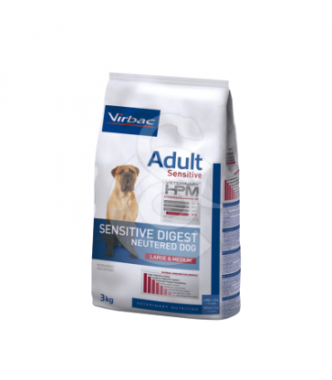 Veterinary HPM Dog Adult Neutered Sensitive Digest Lar.& Me.