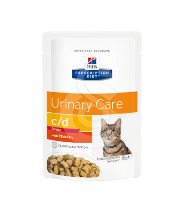 Feline C/D Urinary Stress Poulet Sachet repas