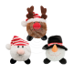 Jouet Noël chien : Lot de 6 peluches