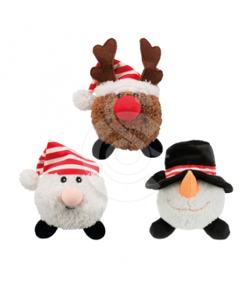 Jouet Noël chien : Lot de 6 peluches