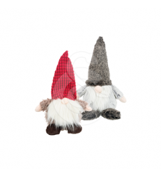 Jouet Noël chien : Lot de 6 peluches Gnomes