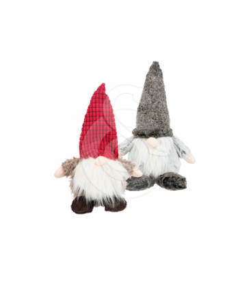 Jouet Noël chien : Lot de 6 peluches Gnomes