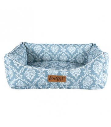 Sofa Doogy baroque chic gris : 45cm