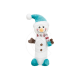 Jouet Noël chien : Lot de 3 peluches Bonhomme de neige