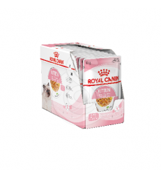 Cat Kitten Royal Canin Emincé en gelée Sachet repas. 12 sachets de 85 g