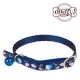 Collier "poisson" chat bleu