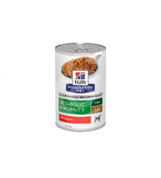 Chien j/d Metabolic + Mobility Poulet Boîte. 12 boîtes de 370 g