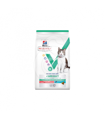 Vet Essentials Chat Multi-Benefit + Weight Young Adult Thon. Sac de 1,5 kg